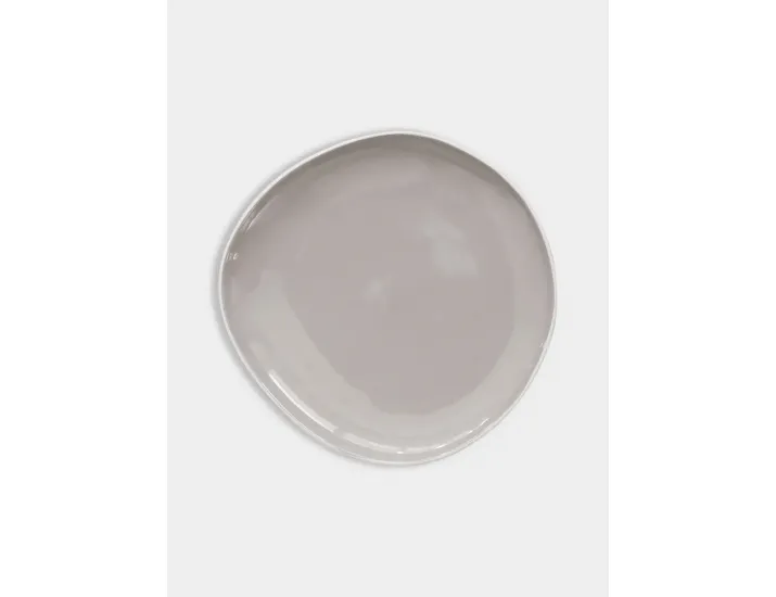 Тарелка закусочная 22 см серая Easy Life Organica
