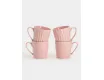 Набор кружек 4 предмета 380 мл розовые геометрия Maxwell & Williams Nova