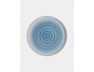 Тарелка закусочная 21 см голубая Спираль Home & Style Azurro