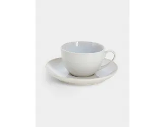 Пара чайная, 1 перс, 2 пр, 220 мл, керамика, бежевая, в крапинку, North Organic