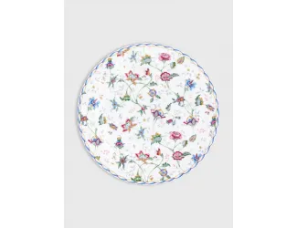 Тарелка закусочная 19 см белая Цветы Anna Lafarg Букингем