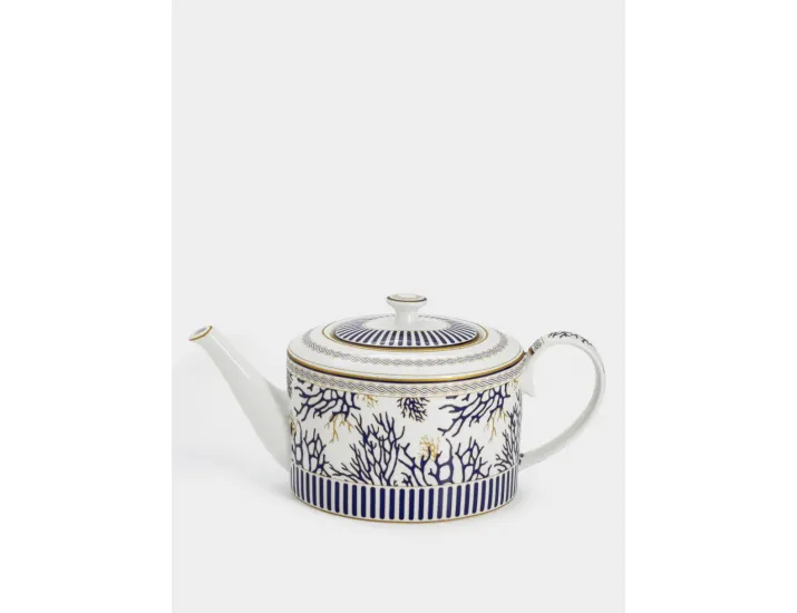 Чайник 1,2 л белый Кораллы Pozzi Milano Corallo