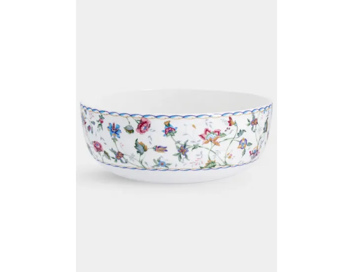 Салатник 20,5 см 1,75 л белый Цветы Anna Lafarg Buckingham