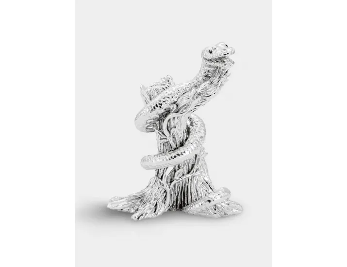 Статуэтка 11.5 см серебристая Гамма Змея