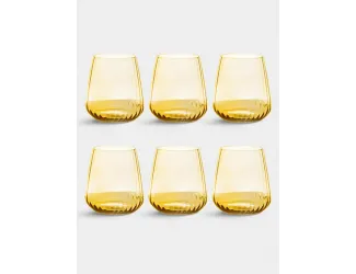 Набор стаканов для виски, 6 пр, 450 мл, Opium, янтарные