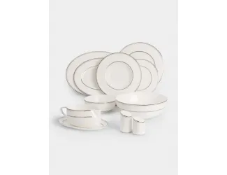 Сервиз обеденный, 6 перс, 27 пр, Жемчуг