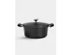 Кастрюля 24 см 4.2 л с крышкой с покрытием чёрная Maxwell & Williams Agile