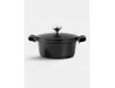 Кастрюля 20 см 2.4 л с крышкой с покрытием чёрная Maxwell & Williams Agile