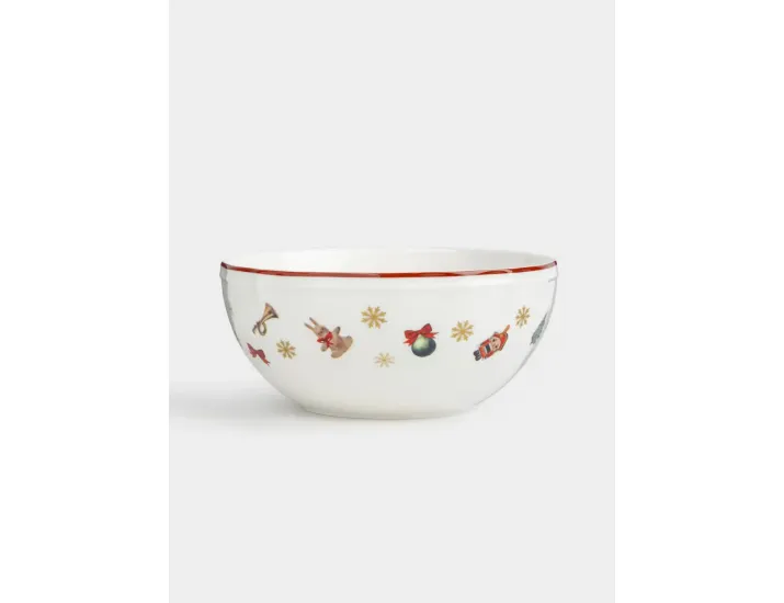 Салатник 15x6 см 720 мл белый Лошадка Anna Lafarg Miracle