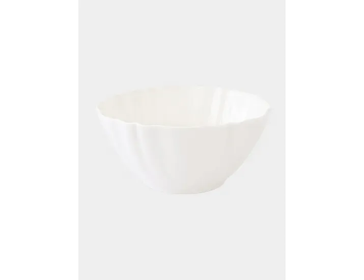 Салатник 16 см 0,75 л белый Волны Easy Life Perle