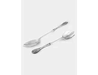 Приборы для сервировки салата, 30 см, 2 пр, ложка/вилка, сталь, Brittany