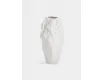 Ваза для цветов 26 см декоративная белая матовая Текстура Home & Style Gloria