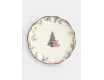 Тарелка закусочная 20 см белая Лошадка у елки Anna Lafarg Festival