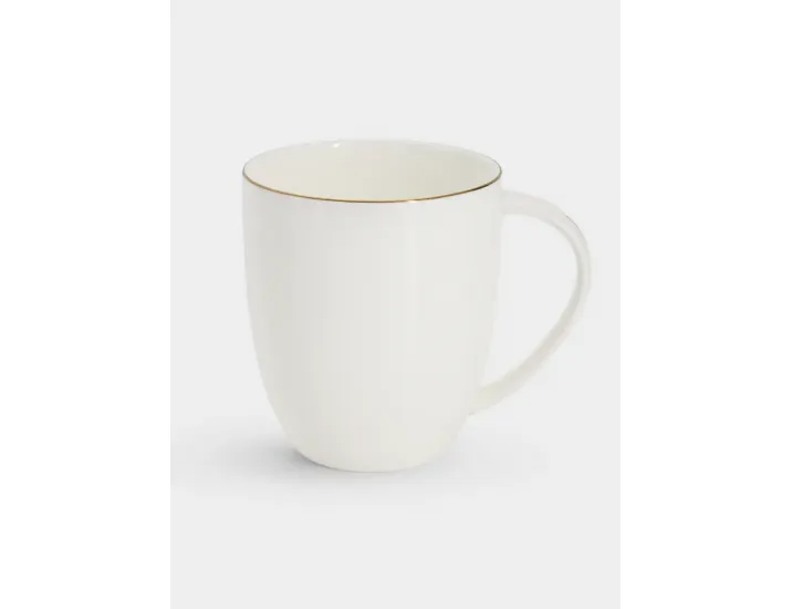 Кружка 400 мл белая с золотистым кантом Maxwell & Williams Cashmere Luxe