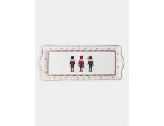 Блюдо, 35x14,5 см, прямоугольное, Щелкунчик