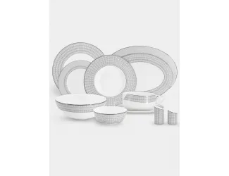 Сервиз обеденный, 6 перс, 27 пр, Сильвер
