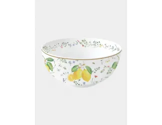 Салатник, 23 см, 2,5 л, Цветы и лимоны