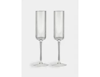 Набор бокалов для шампанского, 2 пр, 200 мл, стекло, прозрачные, Modern Classic
