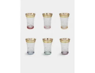 Набор стаканов для воды, 6 пр, 280 мл, Цветная Флоренция