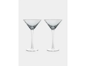 Бокал для мартини, 150 мл, 2 шт, стекло, серый, Nocturne