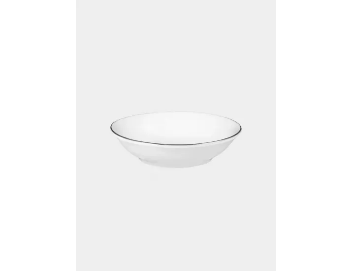 Пиала для соуса 9,5х2 см белая с серебристым кантом Maxwell & Williams White Platinum