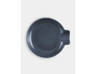 Подставка под ложку, 13,5х12 см фарфор P, синяя, Indulgence