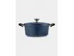 Кастрюля 24 см 4.2 л с крышкой с покрытием синяя Maxwell & Williams Agile