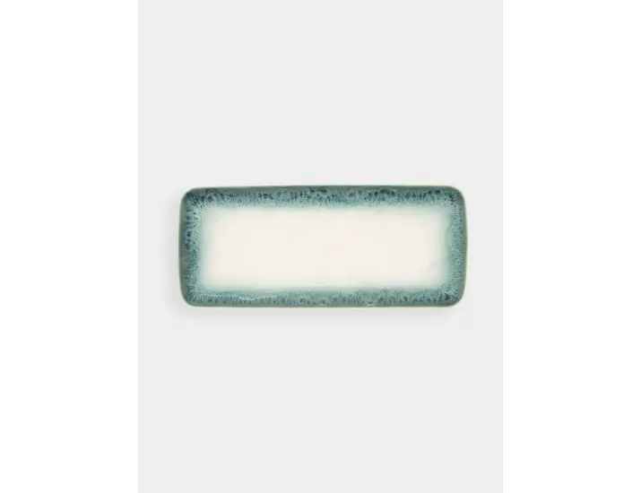 Блюдо 36x16 см прямоугольное голубое прямоугольное Easy Life Nuances