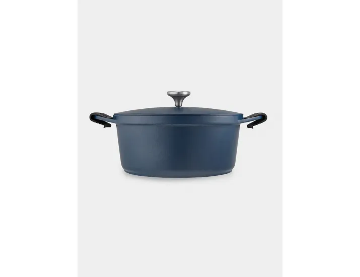 Кастрюля 28 см 6.3 л с крышкой с покрытием синяя Maxwell & Williams Agile