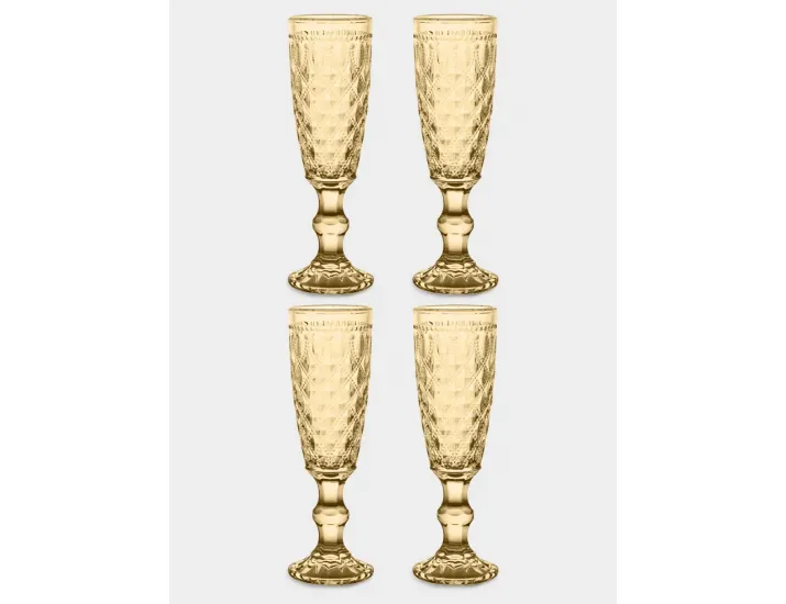 Бокал для шампанского 150 мл 4 шт янтарный WD Lifestyle Dubai