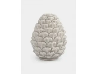 Емкость для соли или перца, 7 см, фарфор P, бежево-молочная, Шишка, Pinecone