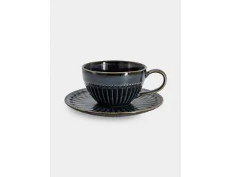 Чашка с блюдцем, 250 мл, Black Kitchen