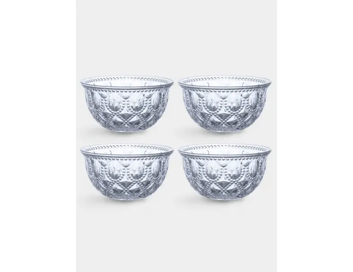 Набор салатников 4 предмета 400 мл 13 см голубые WD Lifestyle Dubai