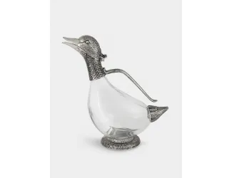 Декантер, 750 мл, стекло/сталь, Утка, Brittany
