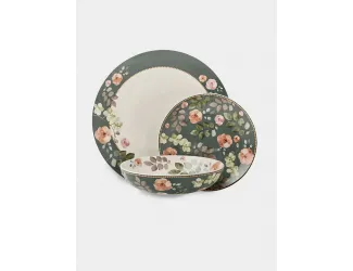 Набор обеденный, 12 пр, Arcadia, зелёный