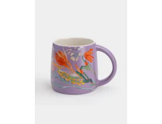 Кружка, 370 мл, лиловая, Garland