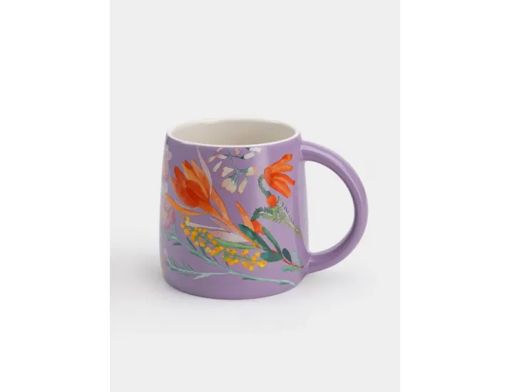 Кружка 370 мл сиреневая Цветы Maxwell & Williams Garland
