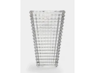 Ваза для цветов, 28 см, стекло Р, серая, Traviata