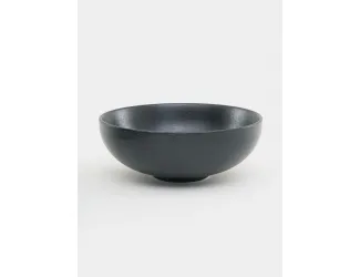 Салатник, 15.5 см, 0.5 л, чёрный, Икра