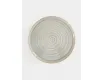 Тарелка обеденная 27 см серая Спираль Home & Style Dallas