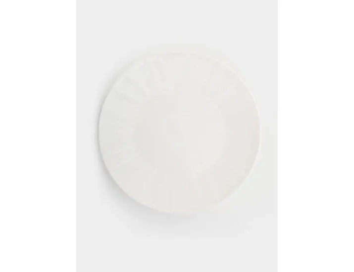 Тарелка обеденная 27 см белая Волны Home & Style Floral