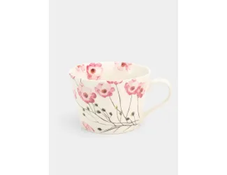 Кружка, 480 мл, фарфор N, белая, Лютик, Magic flowers