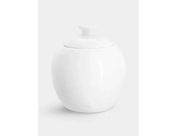 Сахарница 300 мл белая Мятый эффект Home & Style Rock