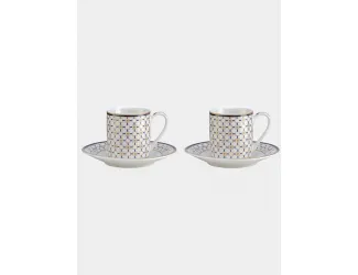 Пара кофейная, 2 перс, 4 пр, 80 мл, фарфор N, Charles