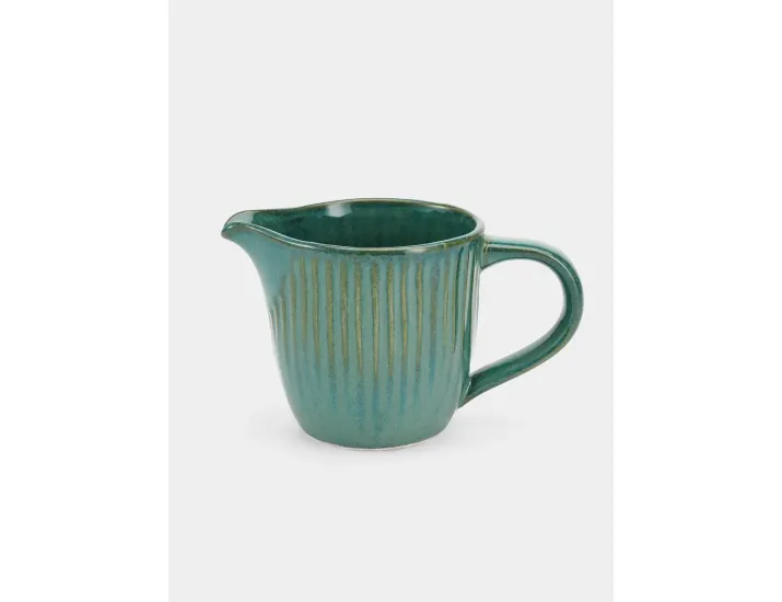 Молочник 230 мл зеленый Полосы Easy Life Gallery