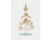 Статуэтка 15 см с подвесками серебристая Ель с игрушками Anna Lafarg Event