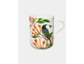 Кружка, 330 мл, фарфор F, белая, Бородавчатый медосос, Lyric