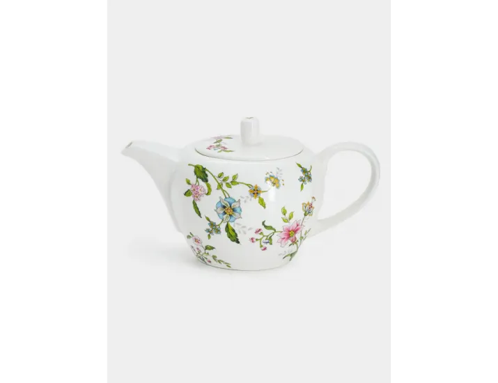 Чайник 1,2 л белый Цветы Anna Lafarg Provence