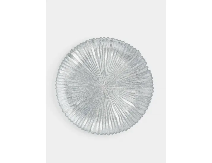 Тарелка обеденная 28 см серебристая Anna Lafarg Avila
