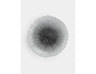 Тарелка закусочная, 21 см, стекло Р, серебристо-серая, Avila